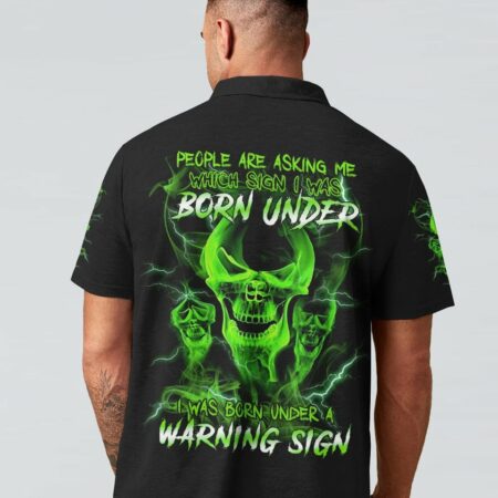 I WAS BORN UNDER A WARNING SIGN ALL OVER PRINT - YHNT2703231