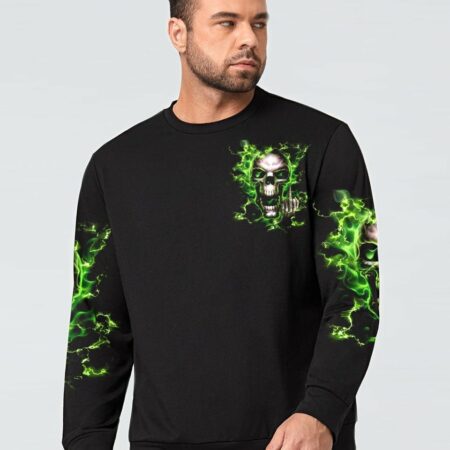 DON'T LIKE MY ATTITUDE MAD SKULL ALL OVER PRINT - TLTM0303231