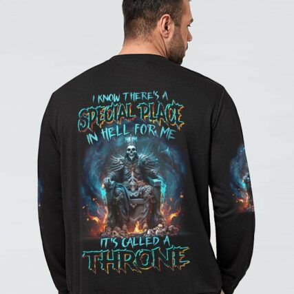 IT'S CALLED A THRONE FIRE SKULL ALL OVER PRINT - TLNZ0404234