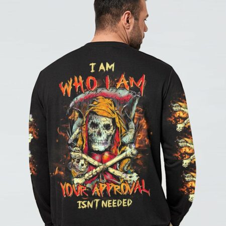 I AM WHO I AM SKULL ALL OVER PRINT - YHHN1603231