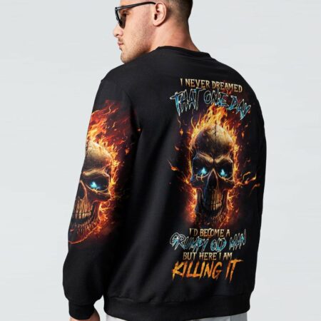 I NEVER DREAMED THAT ONE DAY GRUMPY OLD MAN SKULL ALL OVER PRINT - TLTR2803233