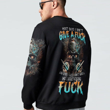 MOST DAYS I DON'T GIVE A F SKULL ALL OVER PRINT - TLTR1704232