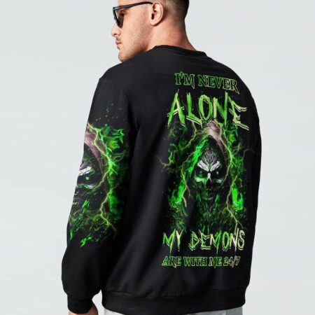 I'M NEVER ALONE MY DEMONS ARE WITH ME 24/7 ALL OVER PRINT - YHHN2802231