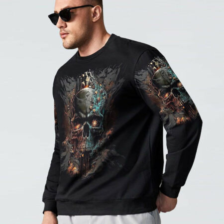 MOST DAYS I DON'T GIVE A F SKULL ALL OVER PRINT - TLTR1704232