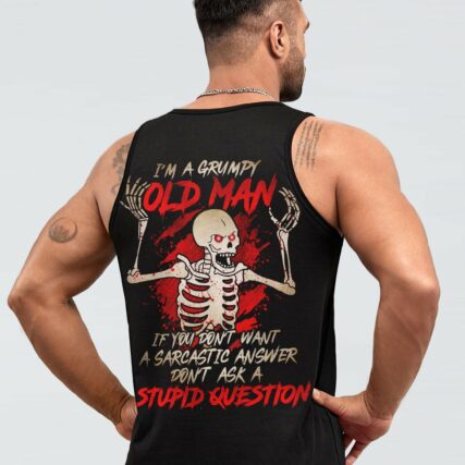 I'M A GRUMPY OLD MAN SKELETON ALL OVER PRINT - TLNO1201231