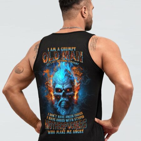 I AM A GRUMPY OLD MAN FIRE SKULL ALL OVER PRINT - TLTR0404233