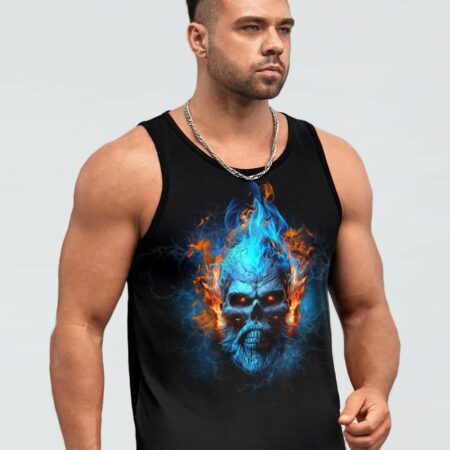 I AM A GRUMPY OLD MAN FIRE SKULL ALL OVER PRINT - TLTR0404233