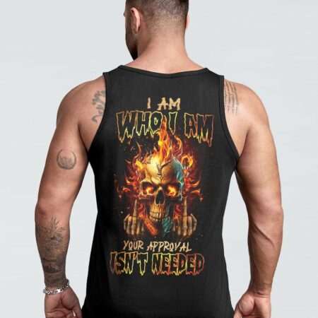 I AM WHO I AM FIRE SKULL ALL OVER PRINT - TLNZ1302232