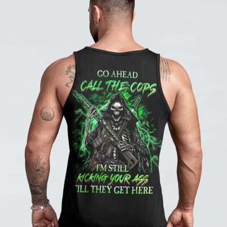 GO AHEAD CALL THE COPS ALL OVER PRINT - YHHN2403232