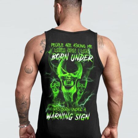 I WAS BORN UNDER A WARNING SIGN ALL OVER PRINT - YHNT2703231