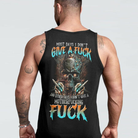 MOST DAYS I DON'T GIVE A F SKULL ALL OVER PRINT - TLTR1704232