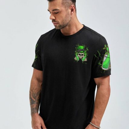 HELLO DARKNESS MY OLD FRIEND SKULL BEER PATRICK'S DAY ALL OVER PRINT - TLTM1101232