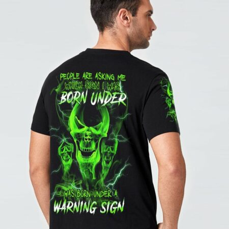 I WAS BORN UNDER A WARNING SIGN ALL OVER PRINT - YHNT2703231