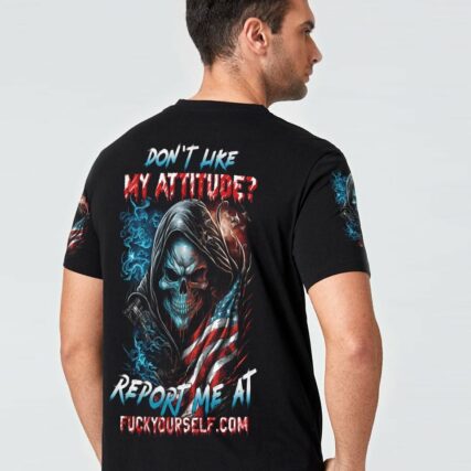 DON'T LIKE MY ATTITUDE REAPER FLAG ALL OVER PRINT - TLTW0903232