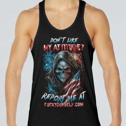 DON'T LIKE MY ATTITUDE REAPER FLAG ALL OVER PRINT - TLTW0903232