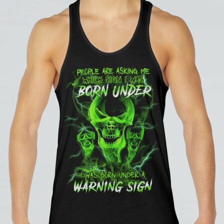 I WAS BORN UNDER A WARNING SIGN ALL OVER PRINT - YHNT2703231