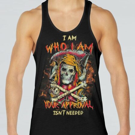 I AM WHO I AM SKULL ALL OVER PRINT - YHHN1603231