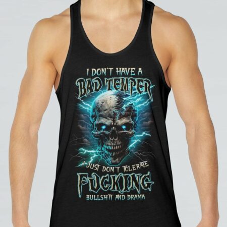 I DON'T HAVE A BAD TEMPER THUNDER SKULL ALL OVER PRINT - TLTW0404235