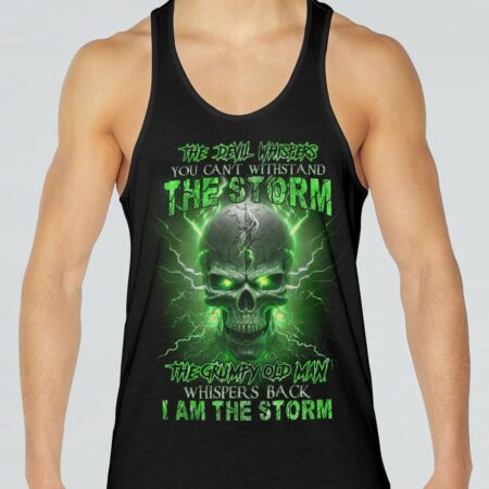 I AM THE STORM GRUMPY OLD MAN THUNDER SKULL ALL OVER PRINT - TLNZ0404233