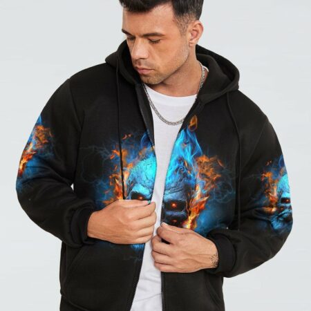 I AM A GRUMPY OLD MAN FIRE SKULL ALL OVER PRINT - TLTR0404233