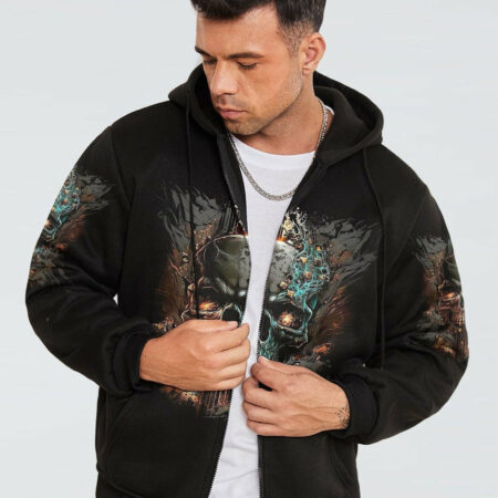 MOST DAYS I DON'T GIVE A F SKULL ALL OVER PRINT - TLTR1704232