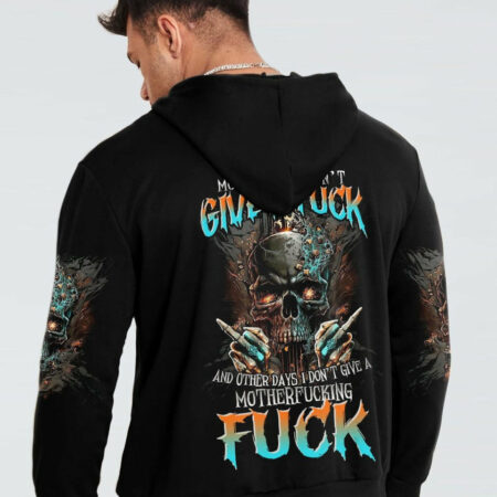 MOST DAYS I DON'T GIVE A F SKULL ALL OVER PRINT - TLTR1704232