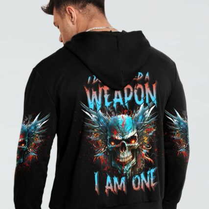 I DON'T NEED A WEAPON I AM ONE DEMON SKULL ALL OVER PRINT - YHNT3103232