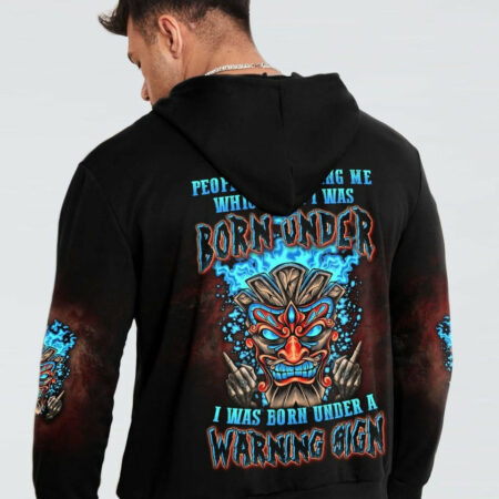 I WAS BORN UNDER A WARNING SIGN ALL OVER PRINT - YHLN1304231