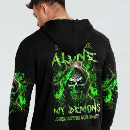 I'M NEVER ALONE MY DEMONS ARE WITH ME 24/7 ALL OVER PRINT - YHHN2802231