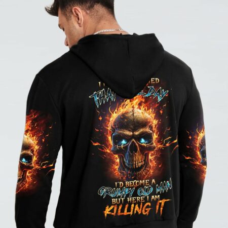I NEVER DREAMED THAT ONE DAY GRUMPY OLD MAN SKULL ALL OVER PRINT - TLTR2803233