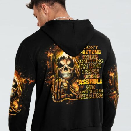 I DON'T PRETEND TO BE SOMETHING I'M NOT ALL OVER PRINT - YHHN2303233