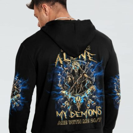 I'M NEVER ALONE MY DEMONS ARE WITH ME 24/7 ALL OVER PRINT - YHLN1703232
