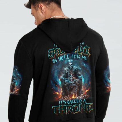 IT'S CALLED A THRONE FIRE SKULL ALL OVER PRINT - TLNZ0404234