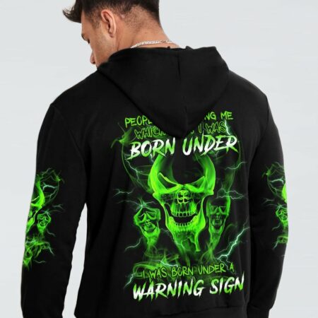 I WAS BORN UNDER A WARNING SIGN ALL OVER PRINT - YHNT2703231