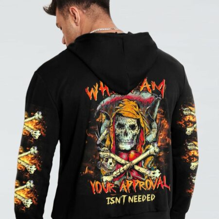 I AM WHO I AM SKULL ALL OVER PRINT - YHHN1603231