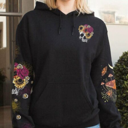 I CAN BUY MYSELF FLOWER SKULL ALL OVER PRINT - TLTW1603234
