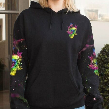 I'M A B DON'T TRY ME BUTTERFLY SKULL ALL OVER PRINT - TLNZ0703232