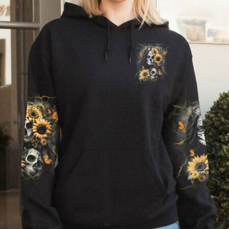 CAN YOU SEE THE F YOU SKULL ROSE ALL OVER PRINT - TLTM1302234