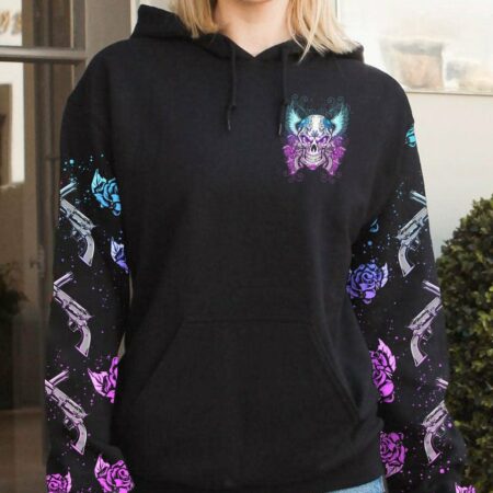 I WOKE UP TODAY SKULL ROSE ALL OVER PRINT - YHHN3101232