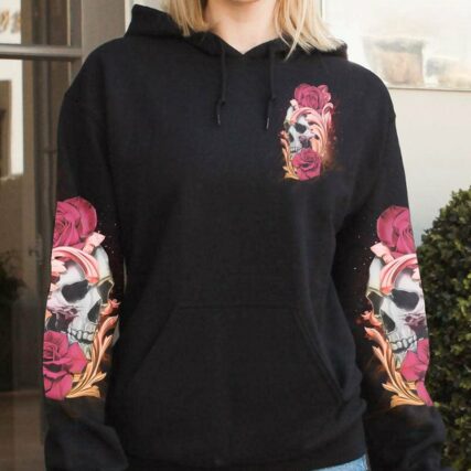 IF YOU THINK I'M A B ROSE SKULL ALL OVER PRINT - YHDU3103234
