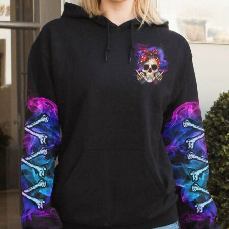 CRAZY GRANDMA SKULL ALL OVER PRINT - YHHG2202234