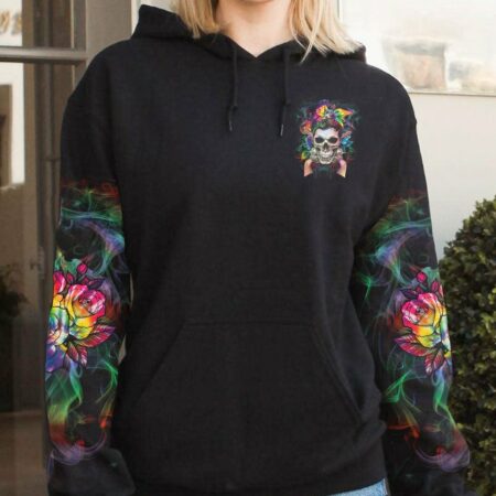 I KNOW HOW TO LOAD TIE DYE SKULL ALL OVER PRINT - YHHG0203233