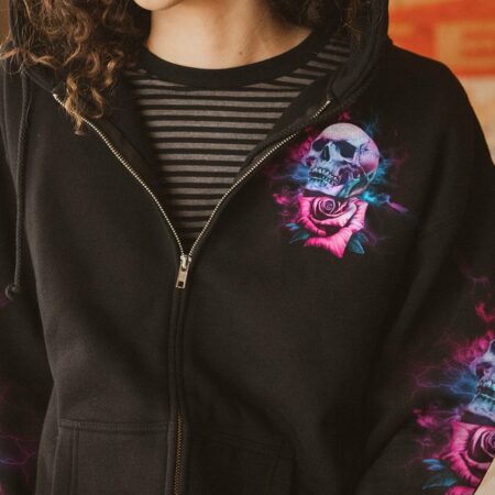 I AM THE STORM ROSE SKULL ALL OVER PRINT - YHHG2702232