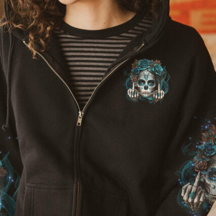 CRY ME A RIVER SUGAR SKULL ALL OVER PRINT - TLNZ1304234