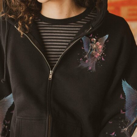 KARMA FAIRY SKULL SKELETON ROSE ALL OVER PRINT - TLTW0201232