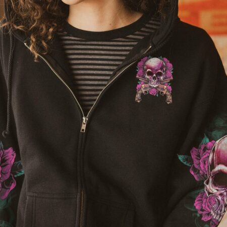 DILLIGAF SKULL ROSES G ALL OVER PRINT - TLTR2402232