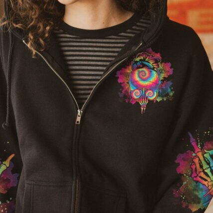 BUT DID YOU DIE MOM LIFE TIE DYE MESSY BUN ALL OVER PRINT - TLNO1702234