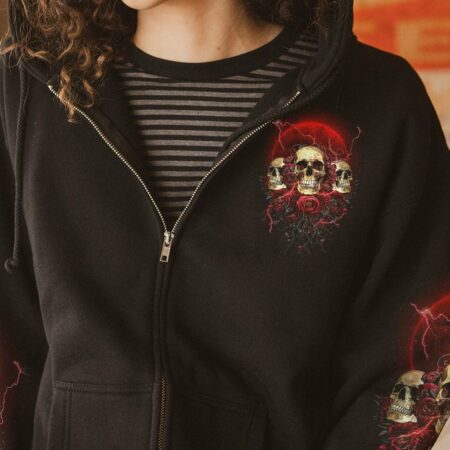I AM THE STORM SKULL ROSES ALL OVER PRINT - TLTW0203234