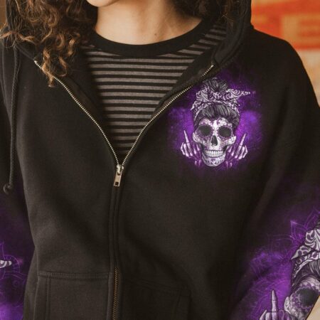 DON'T LIKE MY ATTITUDE SKULL ALL OVER PRINT - YHLN2203231