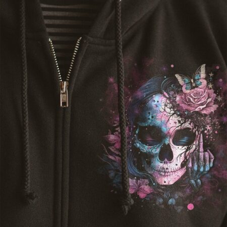 CRAZY GRANDMA SUGAR SKULL ALL OVER PRINT - YHLN2802234